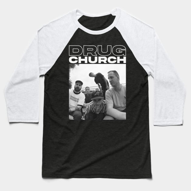 DRUG CHURCH BAND Baseball T-Shirt by Kurasaki